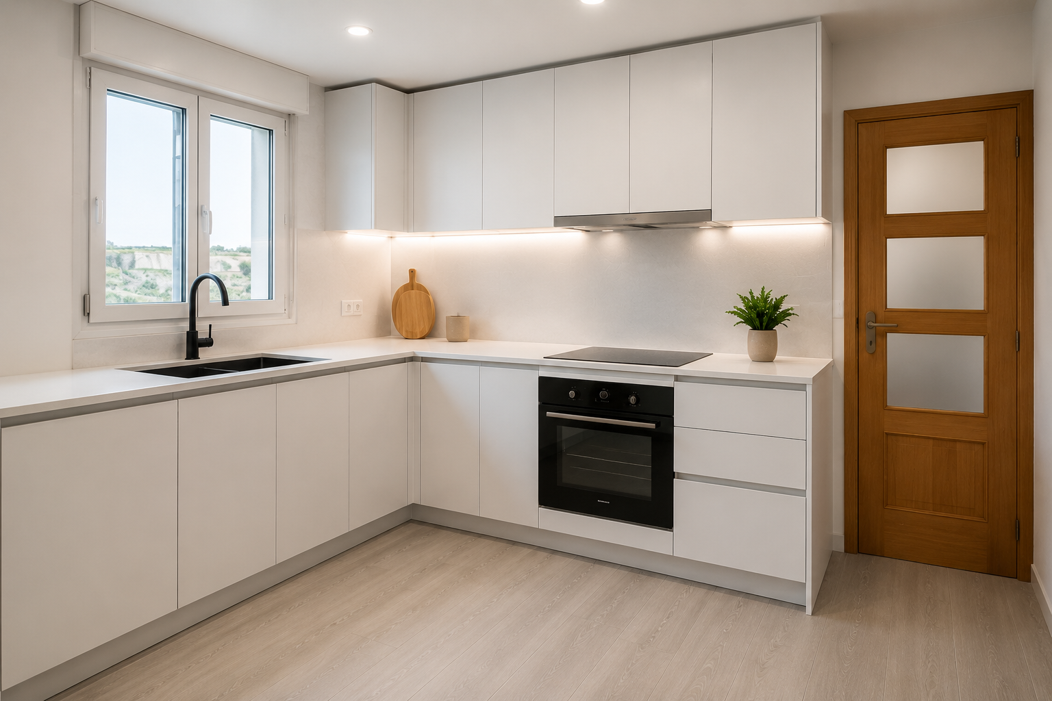 Cocina moderna después