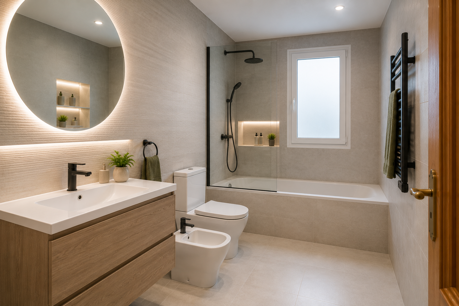 Baño de lujo después