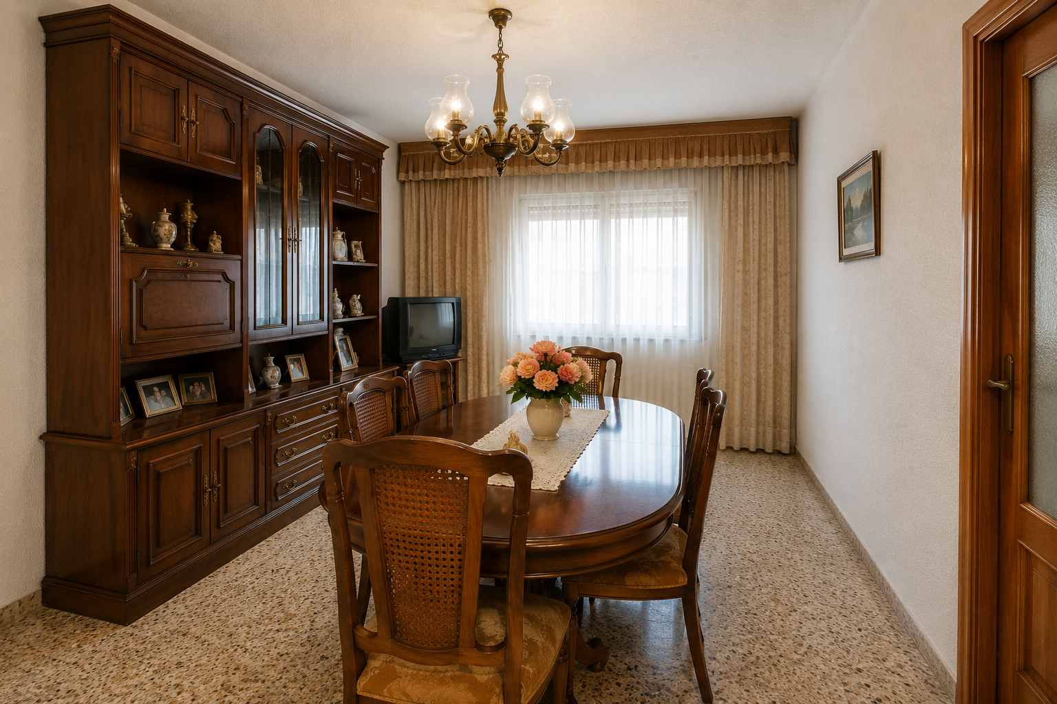 Comedor antiguo antes