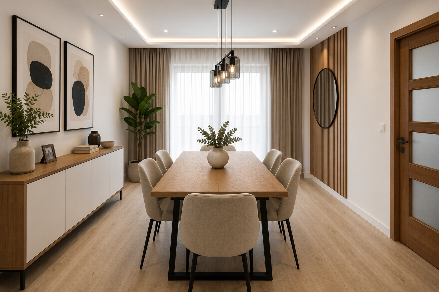Comedor moderno después